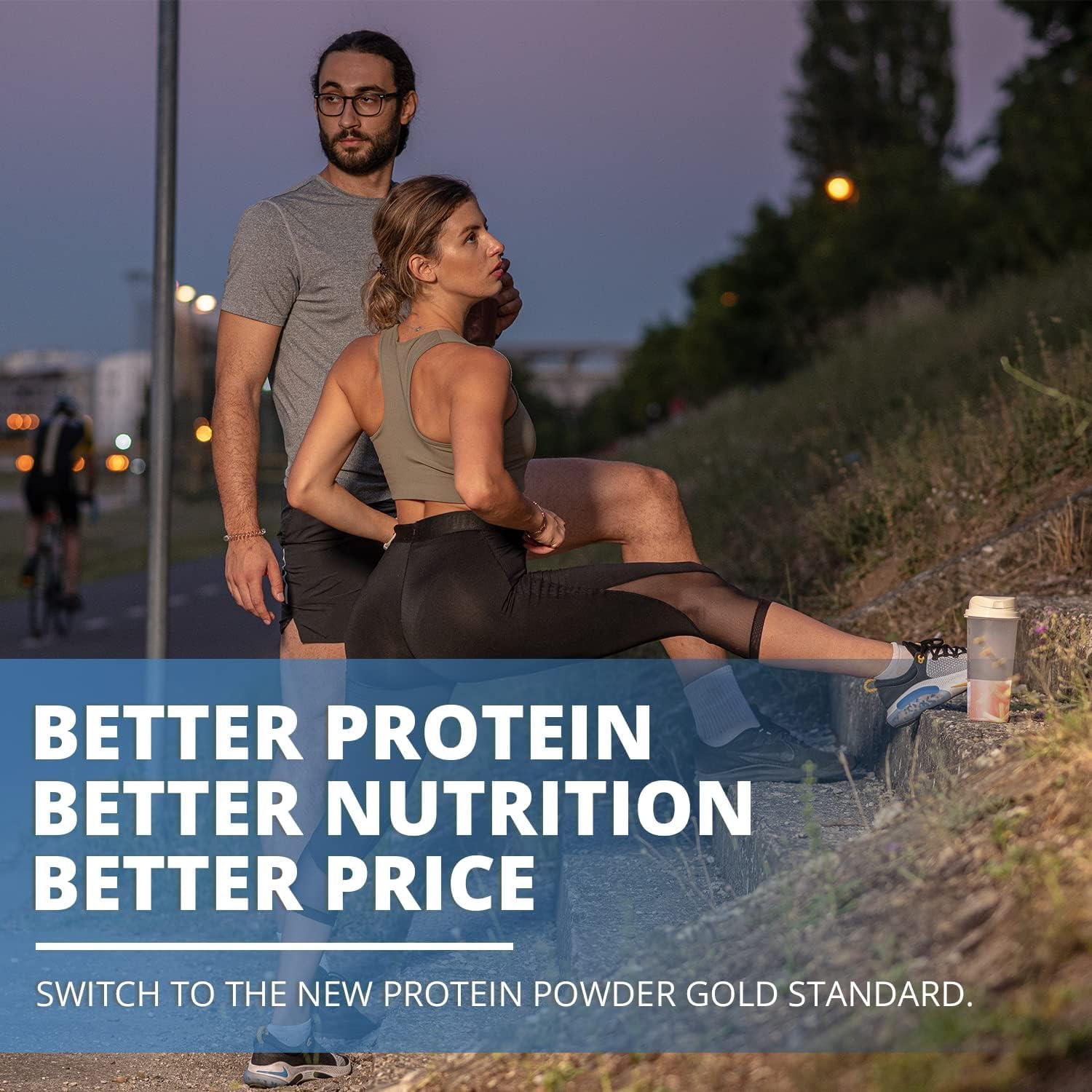 25G Organic Grass Fed Beef Bone Broth Protein Powder with Collagen Peptides - Paleo, Keto, Gluten-Free - 500g Unflavored