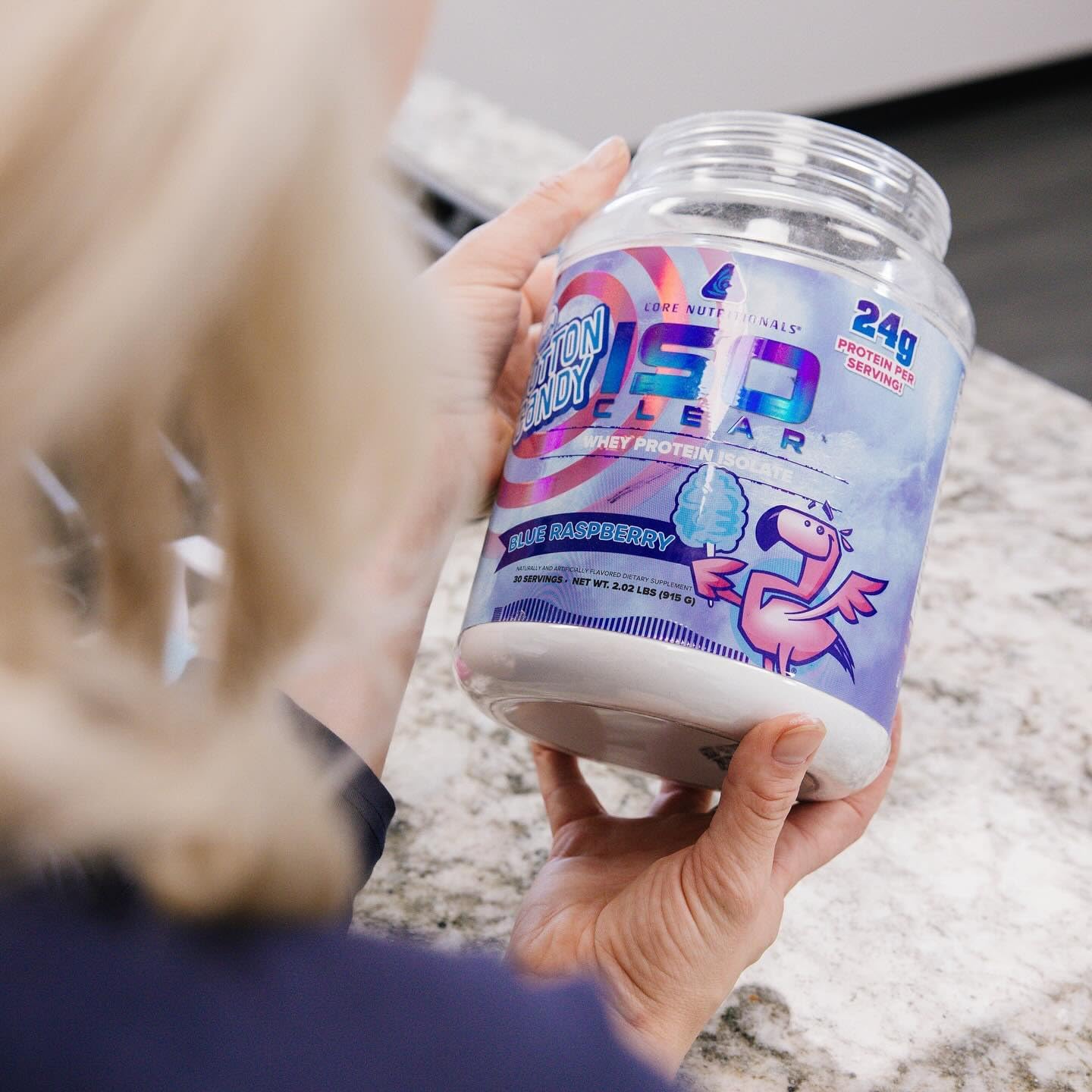 25g Whey Protein Isolate with Complete Amino Acid Profile - Fun Sweets™ Cherry Berry Flavor - 2lb