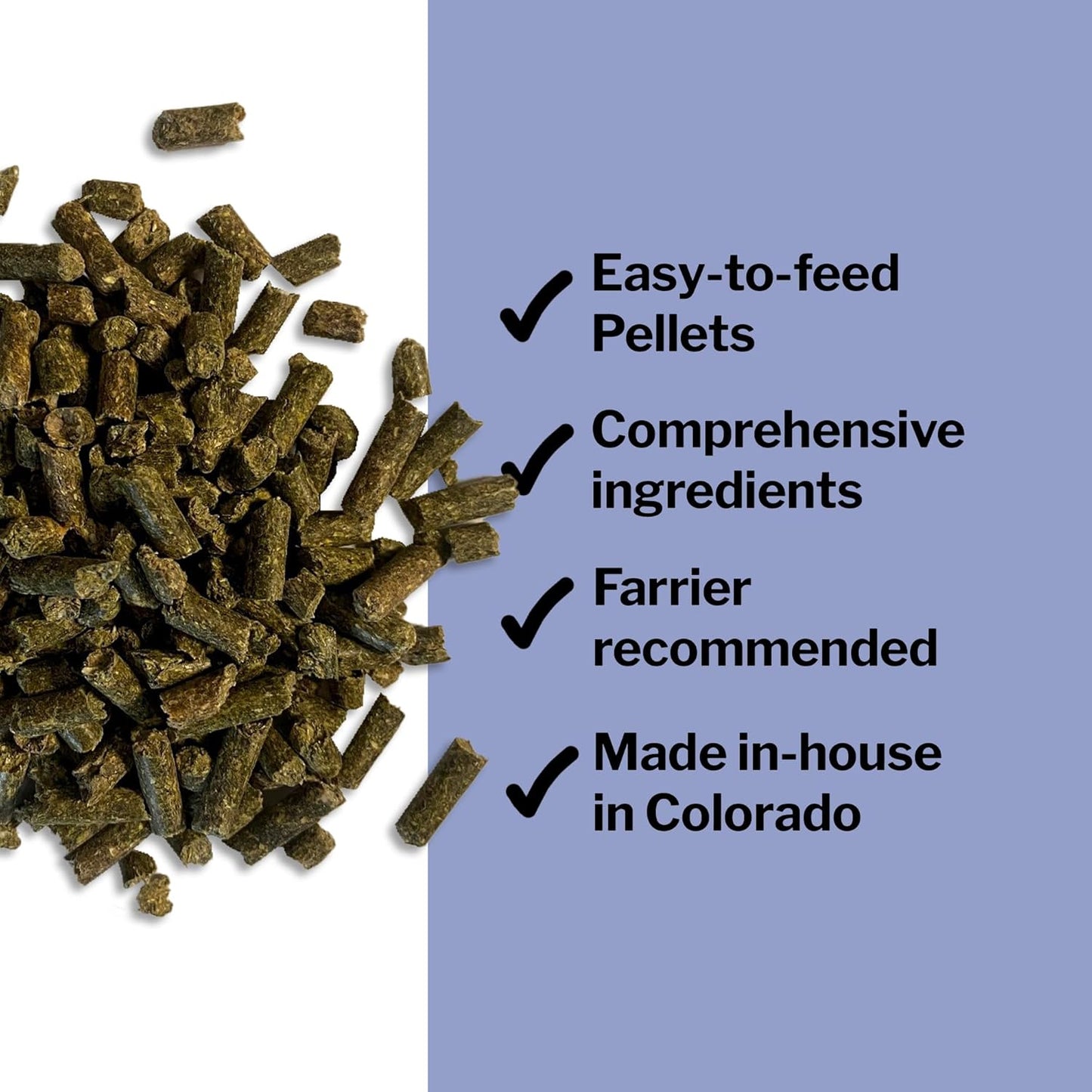2.5lb Jar of Formula 707 Equine Hoof Health Supplement with Biotin, Amino Acids, and Minerals for Stronger Horse Hooves
