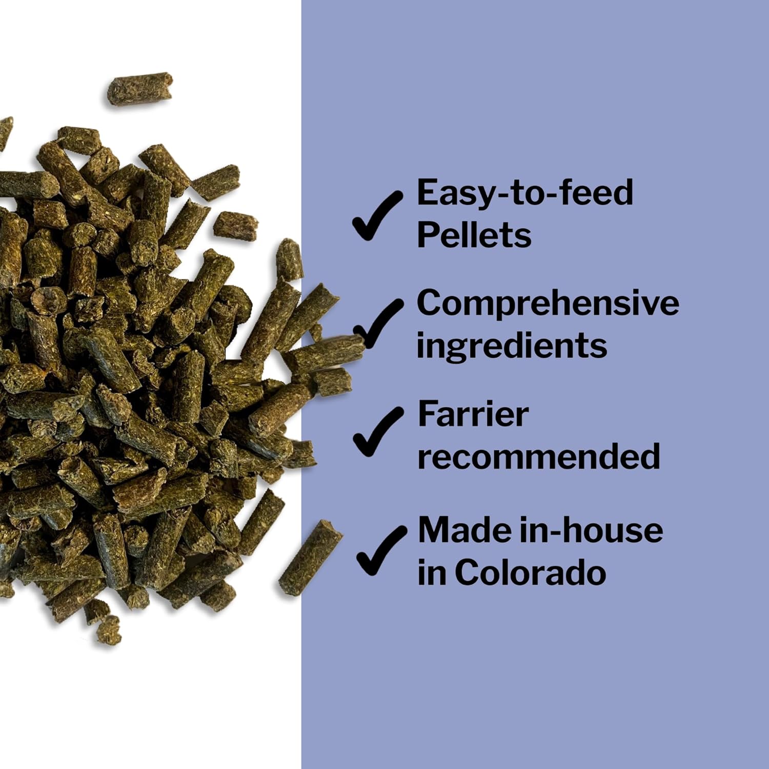 2.5lb Jar of Formula 707 Equine Hoof Health Supplement with Biotin, Amino Acids, and Minerals for Stronger Horse Hooves