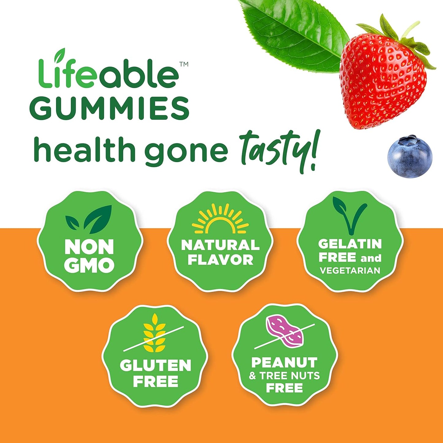 25mg Kids Zinc + Vitamin D Gummies Bundle by VitaWorks Lifeable - Tasty Kids Vitamin Supplement, Gluten & GMO Free Chewables