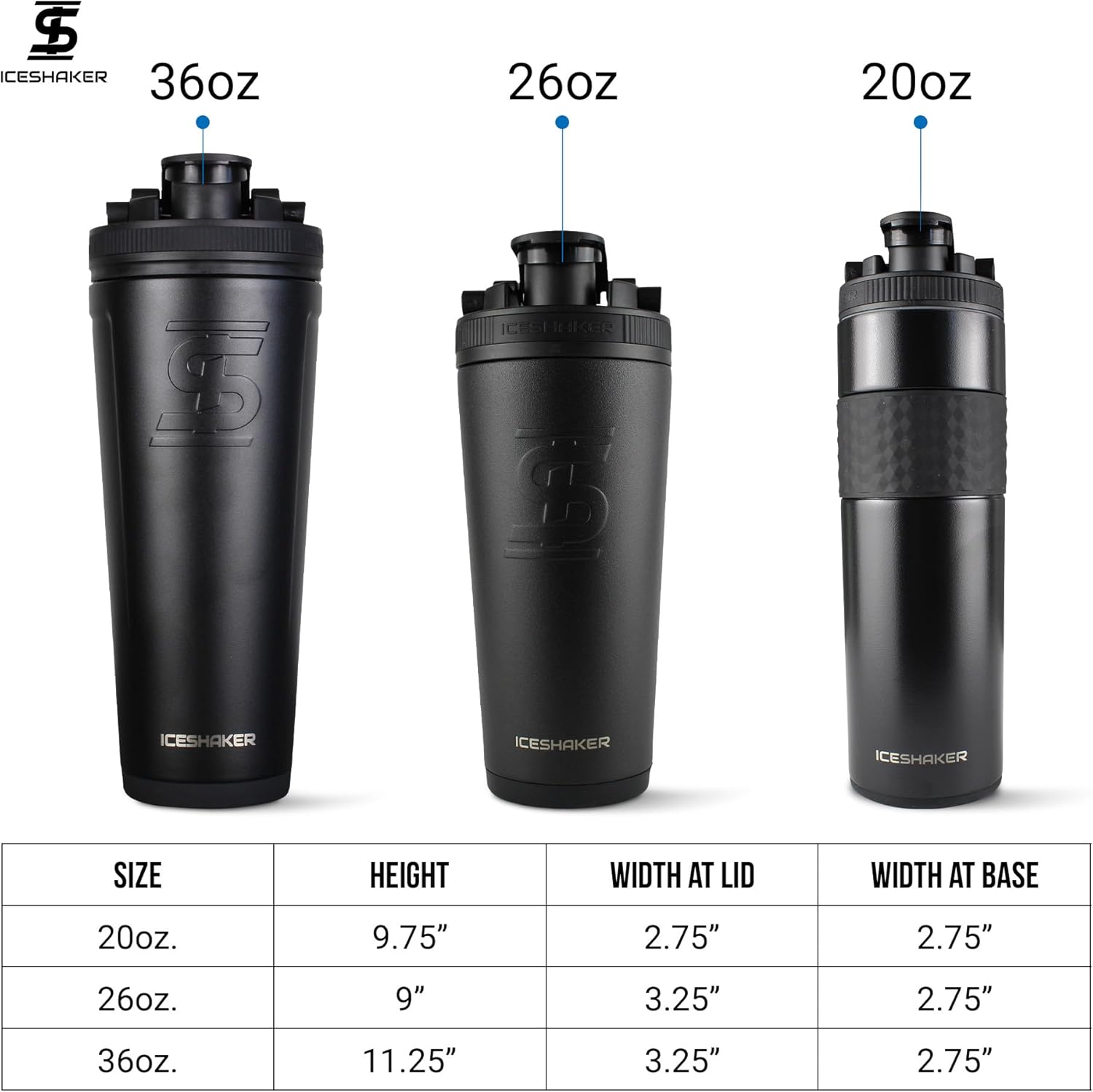 26 Oz Stainless Steel Insulated Ice Shaker Bottle in Lilac Dreaming - Patented Agitator for Workouts, Smoothies, Sports - Reusable Gym Water Bottle