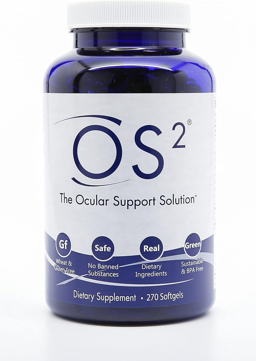 270 Ct Nugevity OS2 Ocular Support Solution Eye Vitamins with AREDS2, Vitamin A, C, Zinc, Omega-3, Lutein & Zeaxanthin for Macular Health, Dry Eye, Night Vision - Supplement