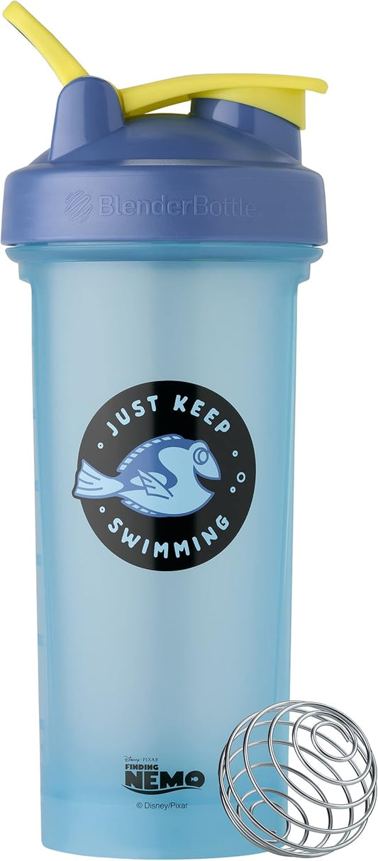28-Ounce BlenderBottle Pixar Classic V2 Shaker Bottle for Protein Shakes and Pre Workout, Finding Nemo Theme