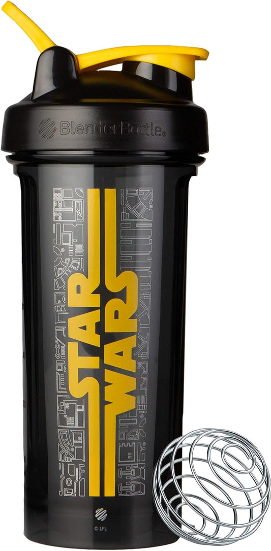 28 oz BlenderBottle Star Wars Shaker Bottle Pro Series - Trench Design - Ideal for Protein Shakes and Pre Workout - Single Pack