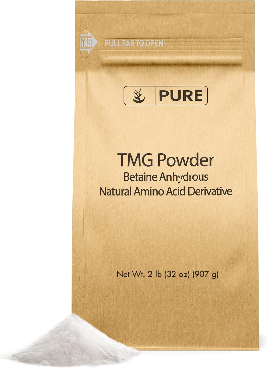 2lb Trimethylglycine (TMG) Powder - Pure Vegan and Gluten-Free Ingredients