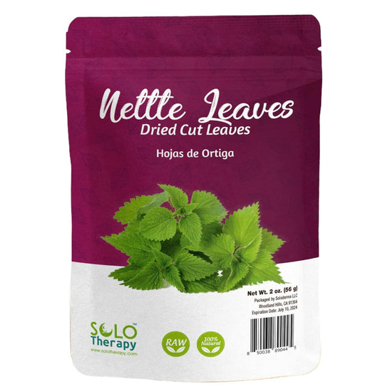 2oz Solo Therapy Nettle Leaf Tea in Resealable Bag - Premium Stinging Nettle Herb