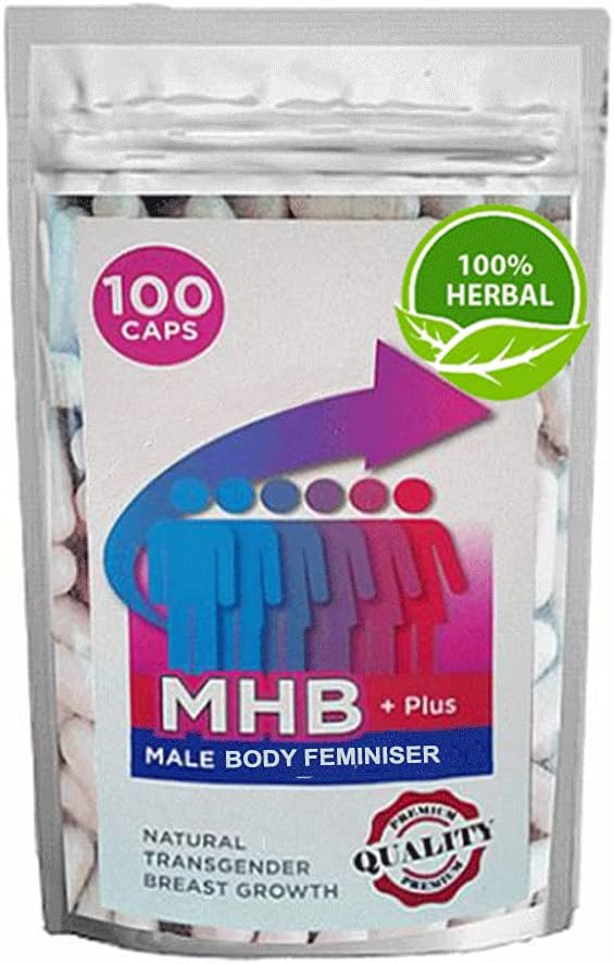 3-Month Transgender Breast Growth and Feminization Supplement with Herbal PhytoEstrogen Formula by MHB