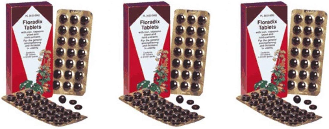3 Pack Bundle of Floradix Iron Supplement 84's - Floradix Iron