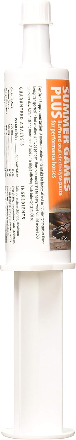 3 Pack Electrolyte Paste for Horses - 60cc Summer Games Plus Electrolyte Supplement