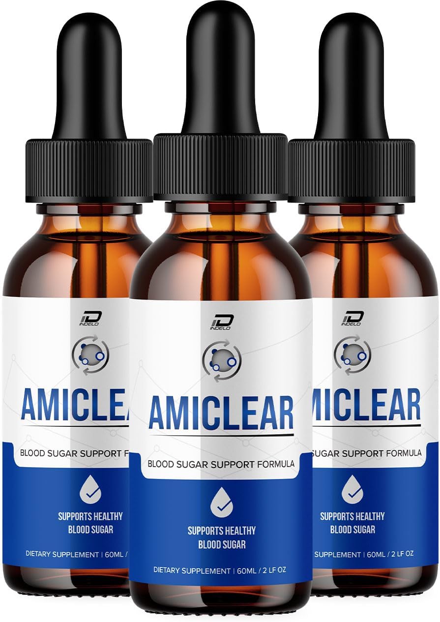 3 Pack Indelo Amiclear Drops - Extra Strength Grape Seed Dietary Supplement Liquid Drops - 180 ML Bottle Size - Reviews