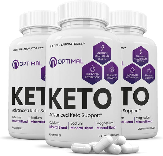 3 Pack Keto Pills 1275MG with Apple Cider Vinegar, Olive Oil, Green Tea - 180 Capsules