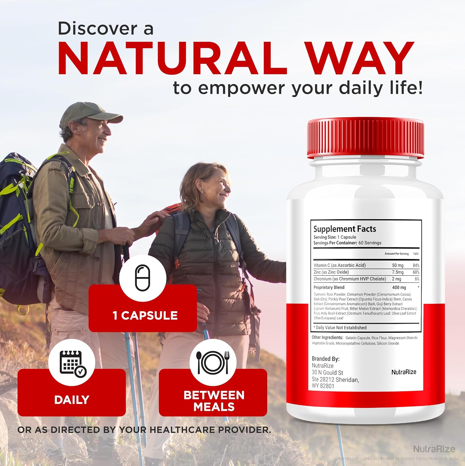 3 Pack NutraRize Glynovax Pills - Glycogen Support Formula, Natural Supplement for Stable Levels - Official Glyno Vax Reviews (180 Capsules)