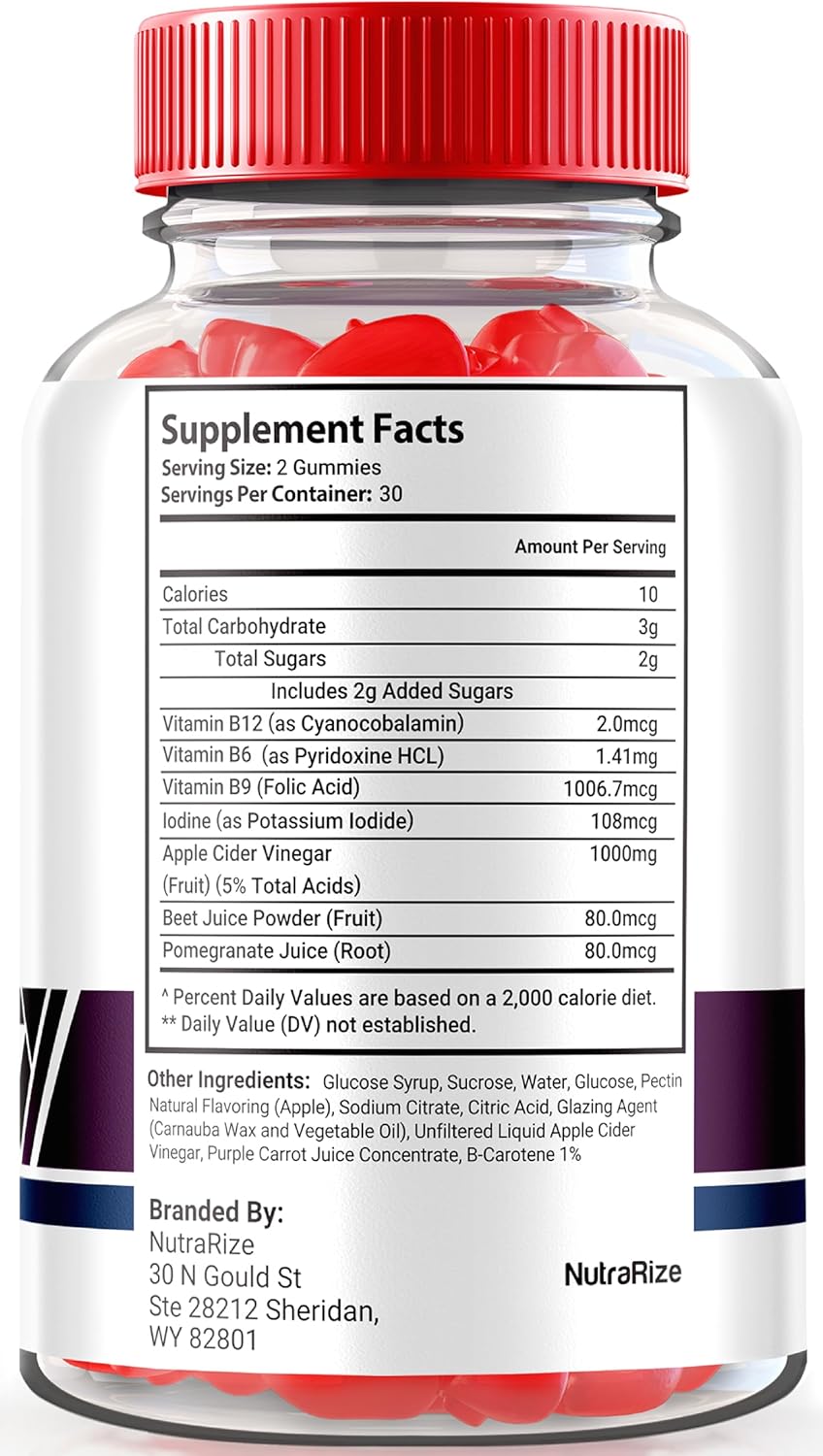 3 Pack NutraRize Ketonara Keto ACV Gummies for Slimming Formula - Advanced Keto Formula with Apple Cider Vinegar - 180 Gummies - Reviews included