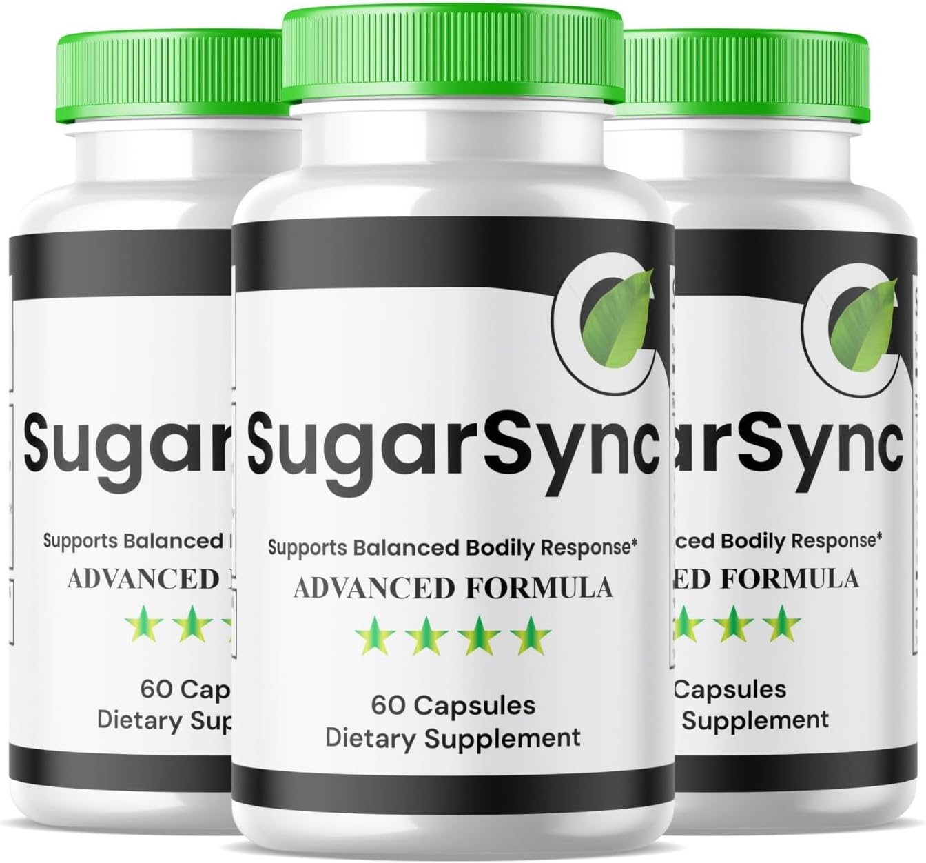 3 Pack SugarSync Glyco Optimizer Capsules - Joint Optimizer & Gluco Cleanse Detox Formula with Reviews (180 Capsules)