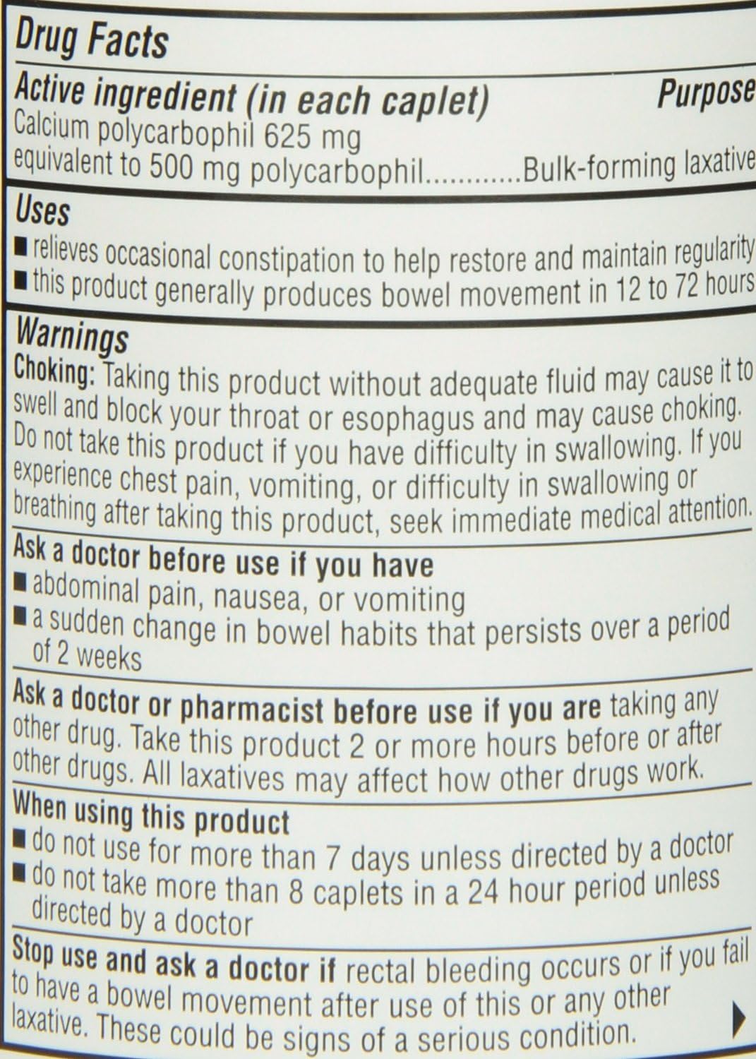 3 Packs of FiberCon Fiber Therapy Caplets for Regularity - Total of 140 Caplets
