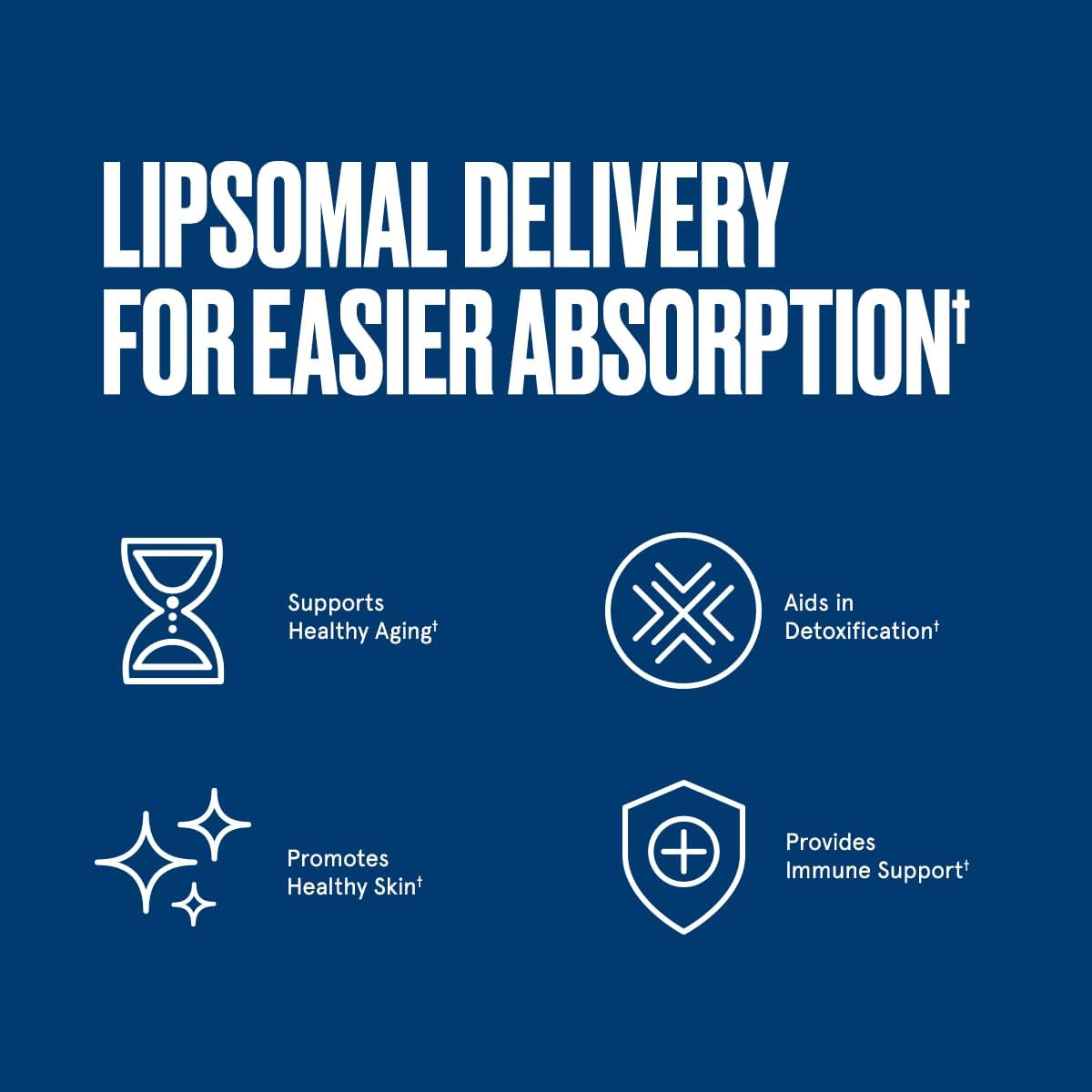 30 Count Bulletproof Liposomal Glutathione Capsules for Liver Health & Immune Support