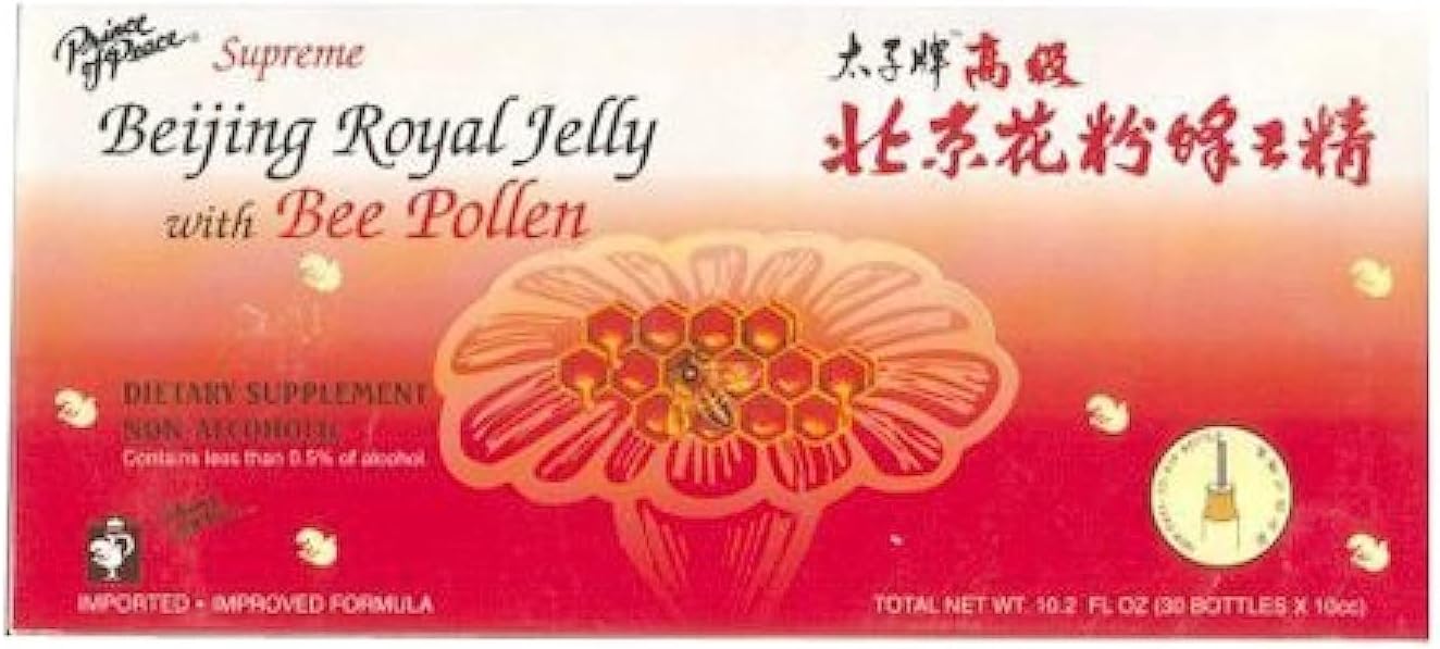 30 Count Prince of Peace Supreme Beijing Royal Jelly and Bee Pollen Supplement