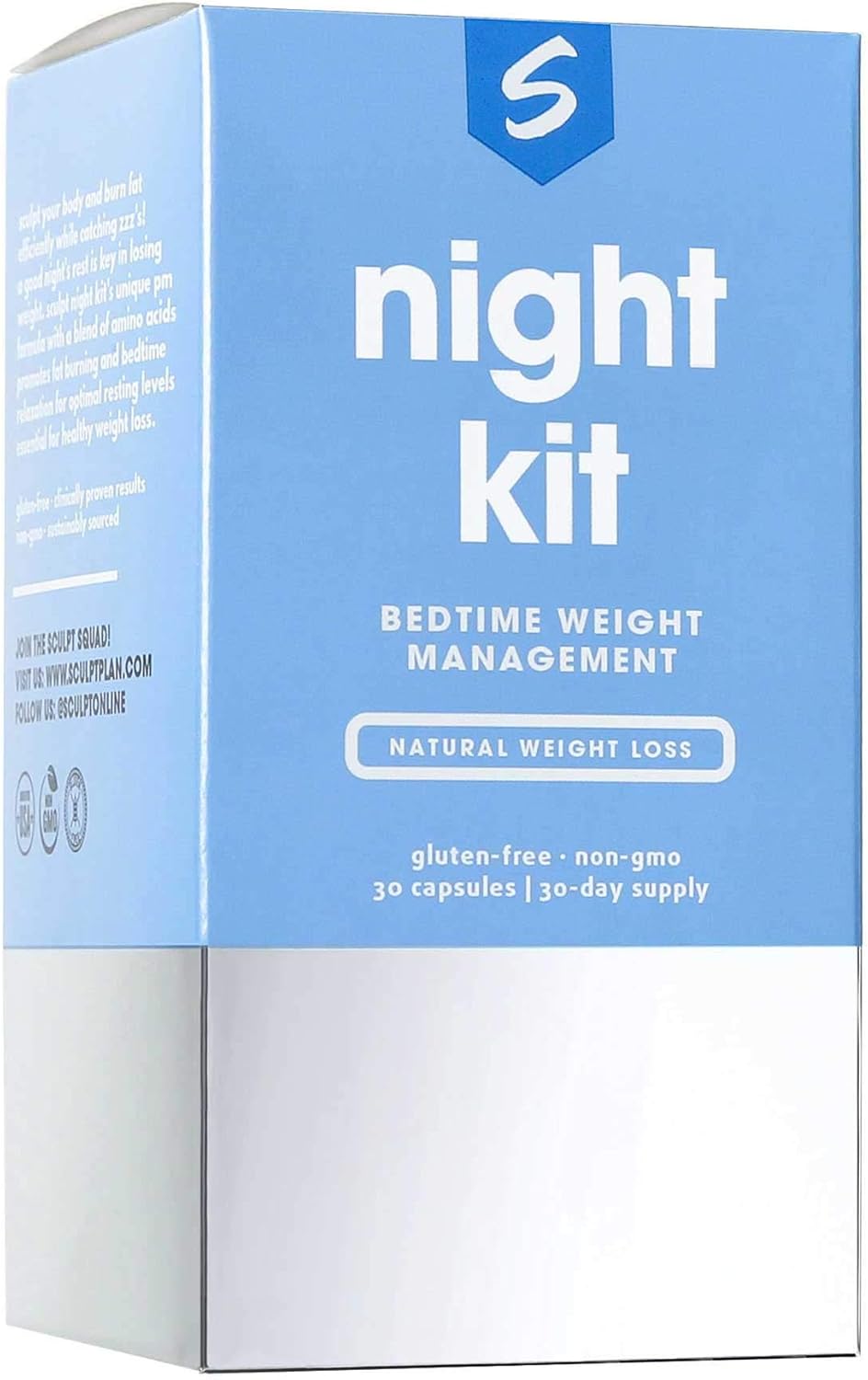 30 Count SCULPT Night Kit for Bedtime Weight Management - 1 Month Supply