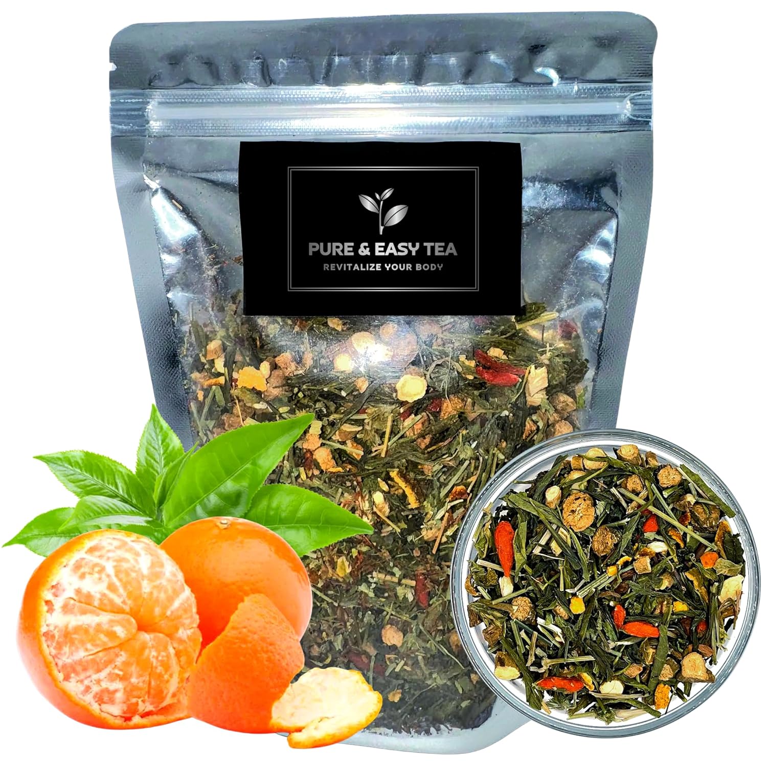 30 Day Detox Tea Blend for Healthy Slimming, Liver, Gut & Colon Cleanse - 100g / 3.5oz