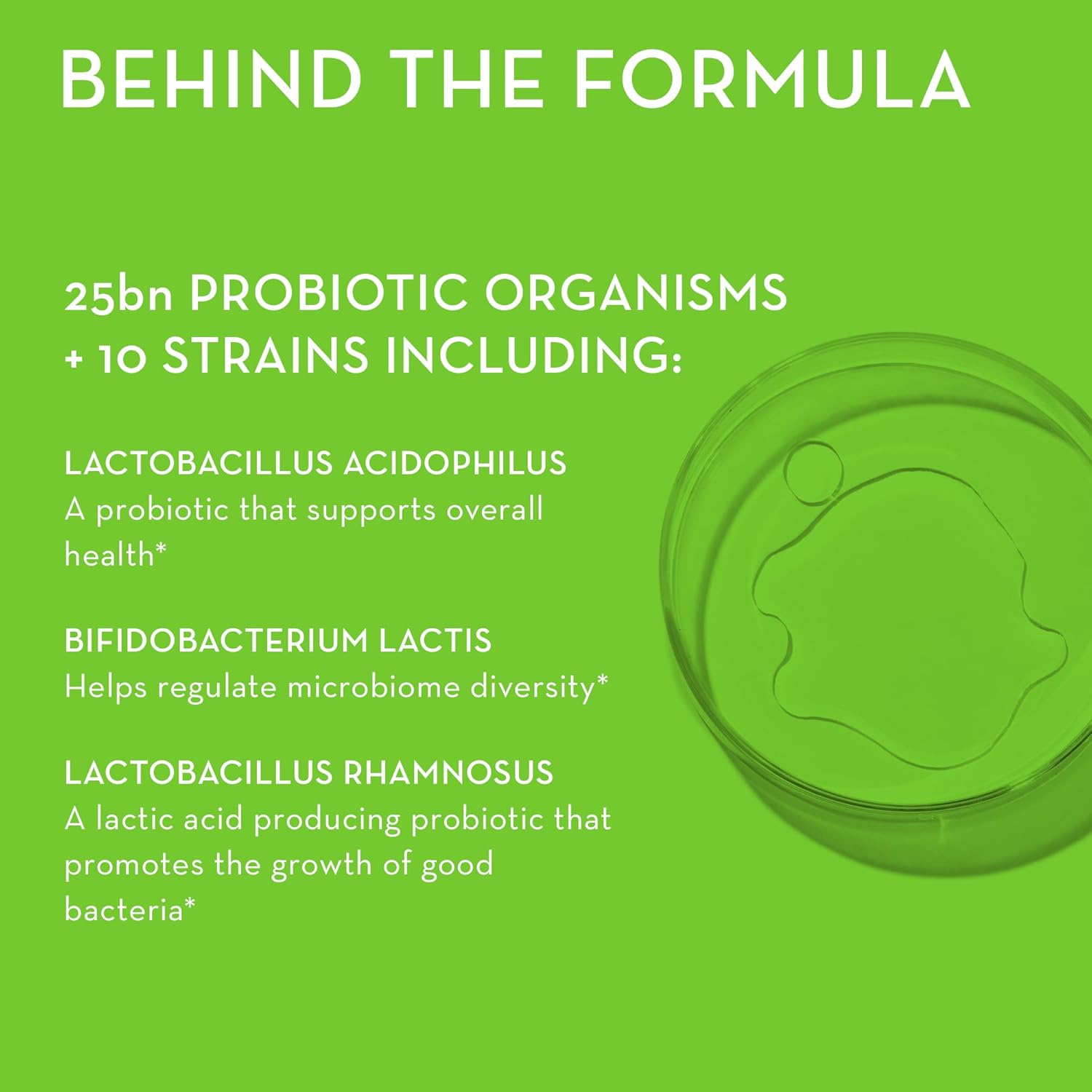 30-Day Supply HUM Gut Instinct: Probiotics for Digestive Health - Lactobacillus + Bifidobacterium Strains for Women and Men - Bloating, Immune Support + Gut Diversity