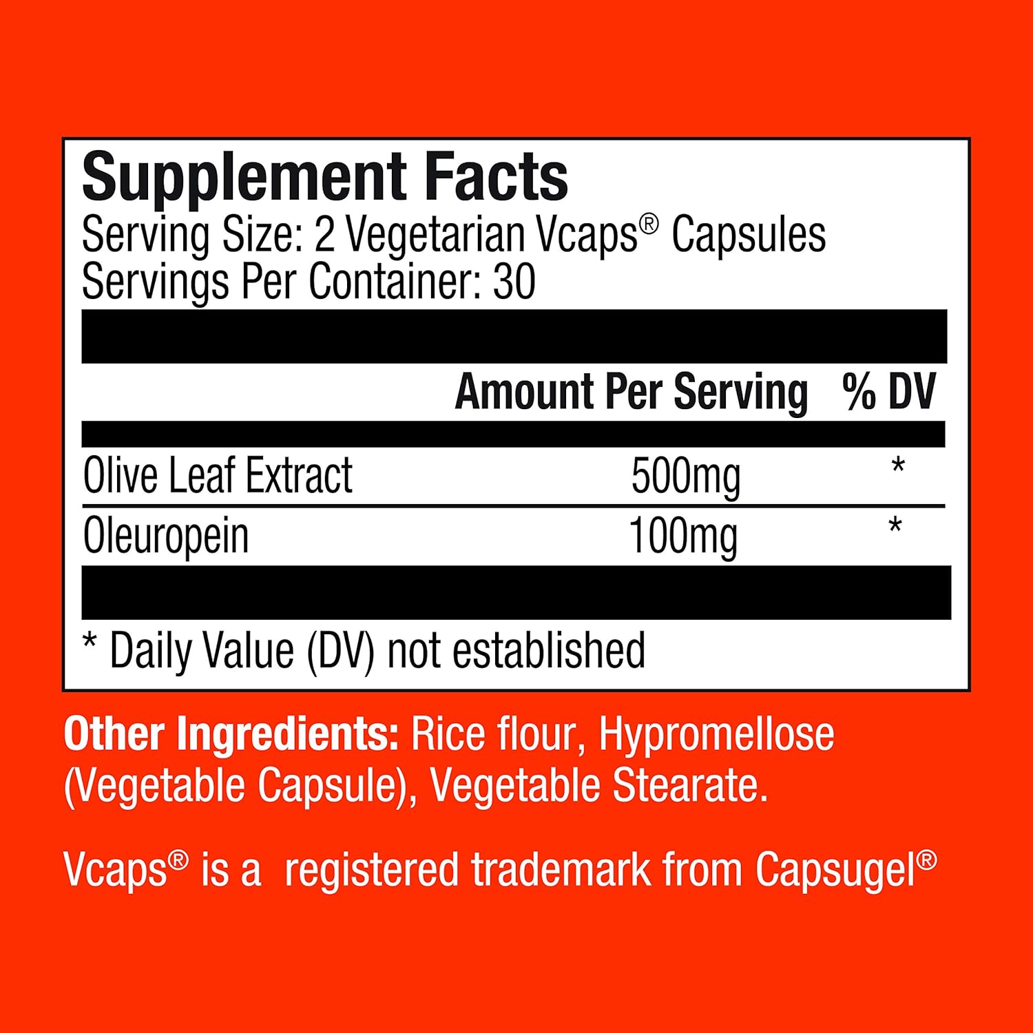 30-Day Supply of Invite Health Olive Leaf Extract Capsules for Immune System Support - 60 Vegetarian Capsules