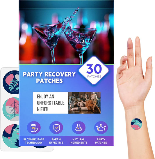 30-Pack OTOOX Recovery Patches for Men and Women - Wake Up Refreshed with Natural Formulas, Blue - 5