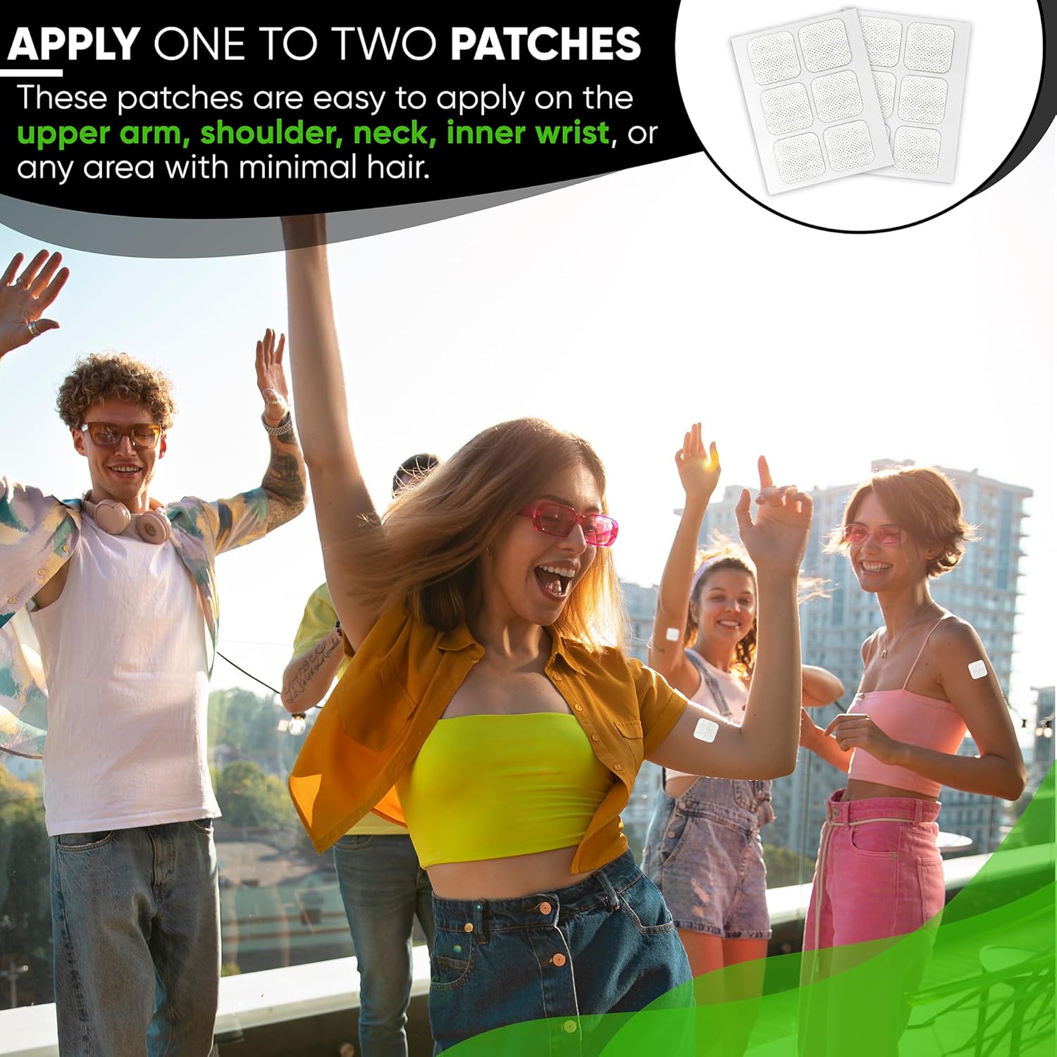 30 Rebound Classic Patch - Extended Release for a Balanced Nightlife - Natural Blend Formula