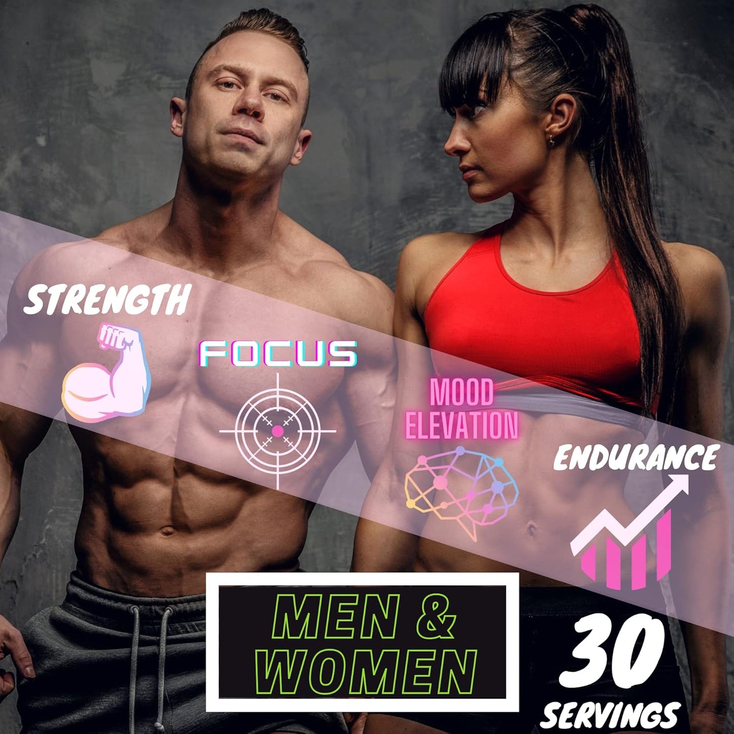 30 Servings Mammoth Labs Pump Pre Workout - Explosive Energy & Focus with Nitric Oxide Boosters for Muscle Building & Endurance - Sugar Free Gluten Free Energy Supplement for Men & Women