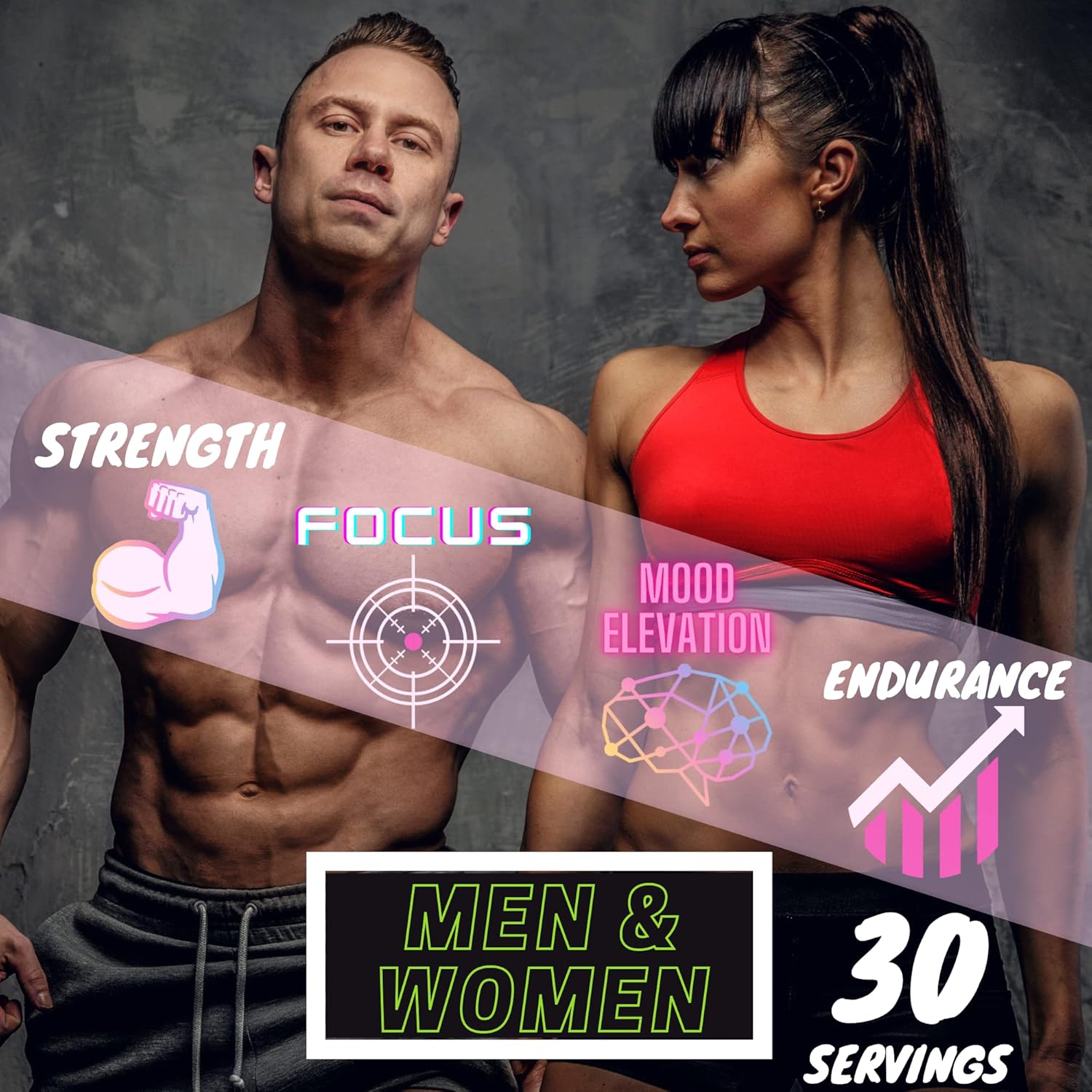 30 Servings Mammoth Labs Pump Pre Workout - Explosive Energy & Focus with Nitric Oxide Boosters for Muscle Building & Endurance - Sugar Free Gluten Free Energy Supplement for Men & Women