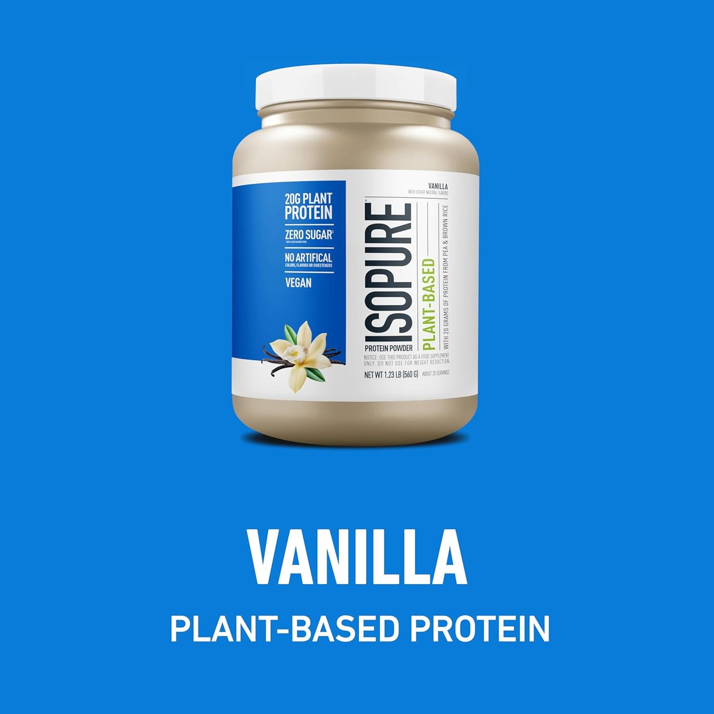 30 Servings of Amazing Grass Greens Superfood Powder + 20 Servings of Isopure Vanilla Vegan Protein Powder - Plant Based, Organic, Dairy Free Bundle
