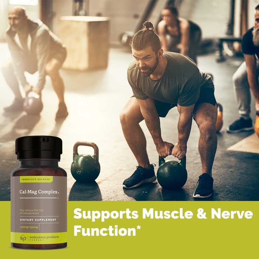 300 Tablets Cal-Mag Complex with 300mg Calcium & 150mg Magnesium by Endurance Products Company