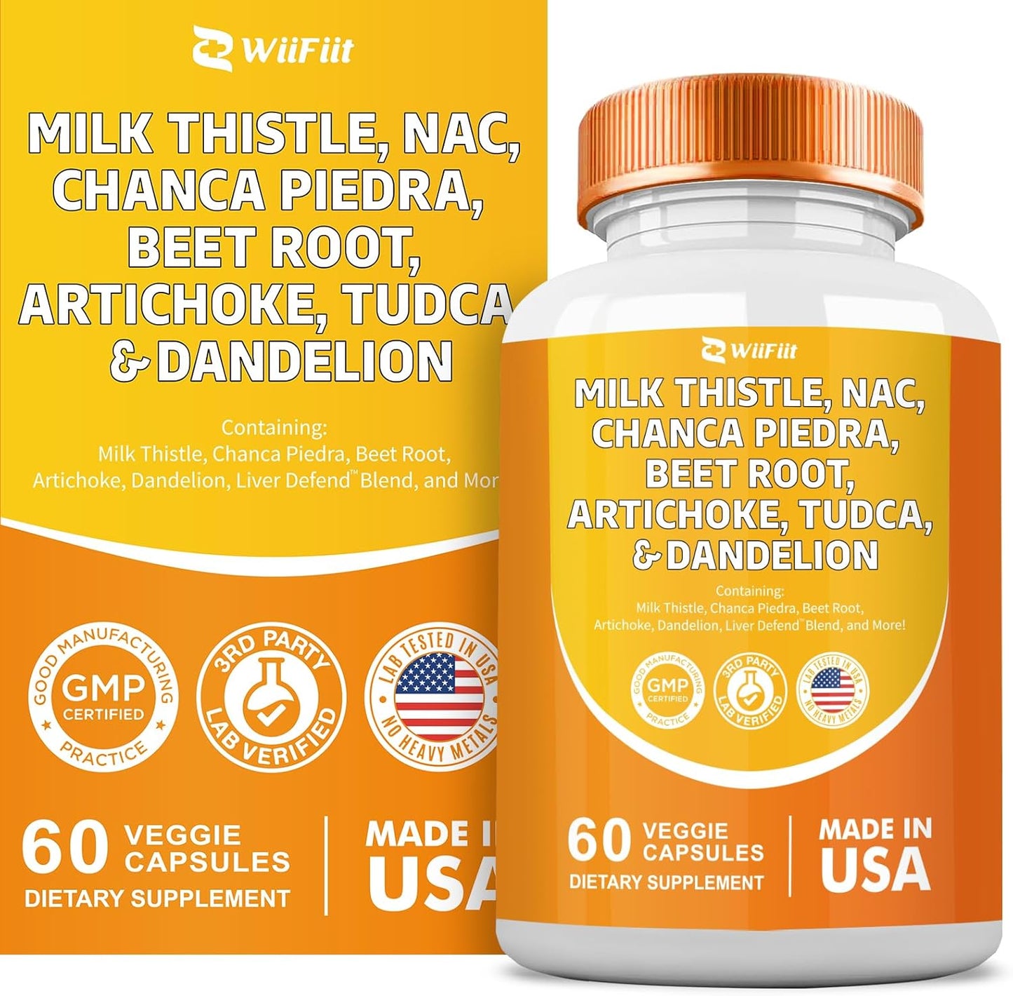3000mg Milk Thistle NAC Chanca Piedra 2000mg Beet Root Artichoke Tudca Dandelion Root with Zinc Yarrow Turmeric Repair Supplement Plus Chicory Mineral Supplements 60 Count