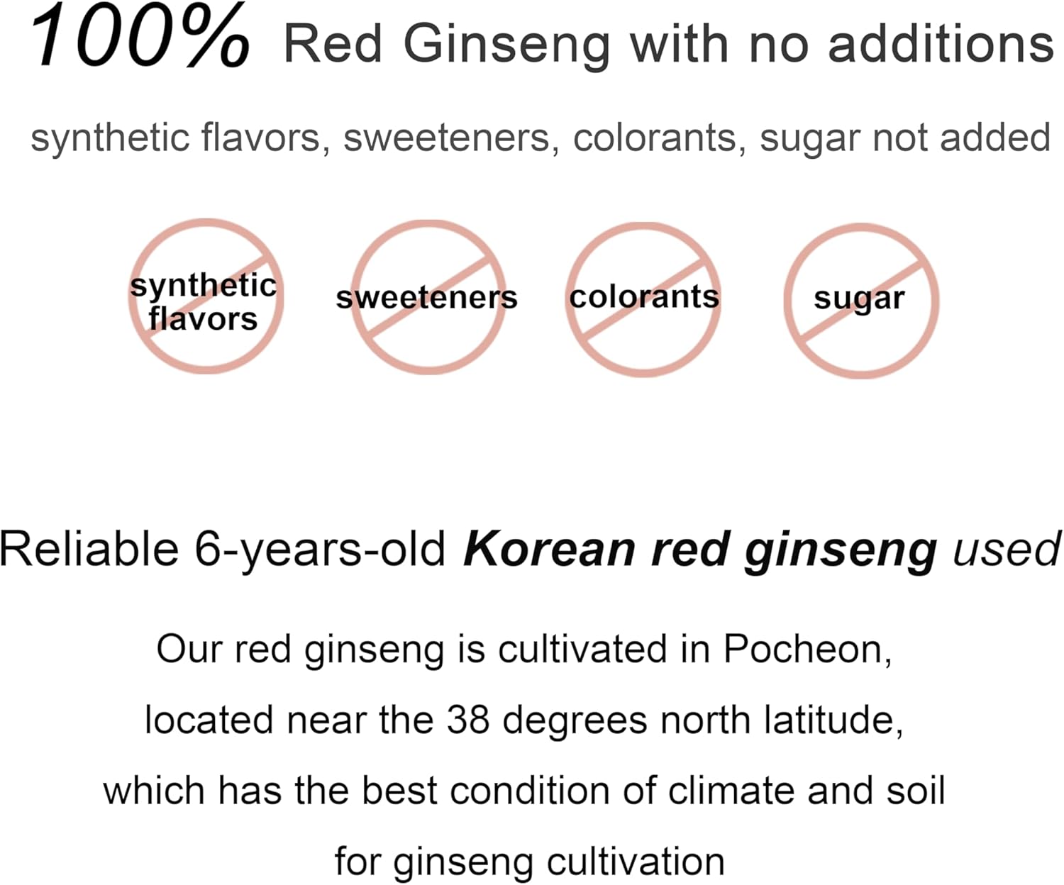 300g Pocheon Korean Red Ginseng Powder Gold 6 Years - 100% Pure, No Additives - High Ginsenoside Panax - Natural Immune Support