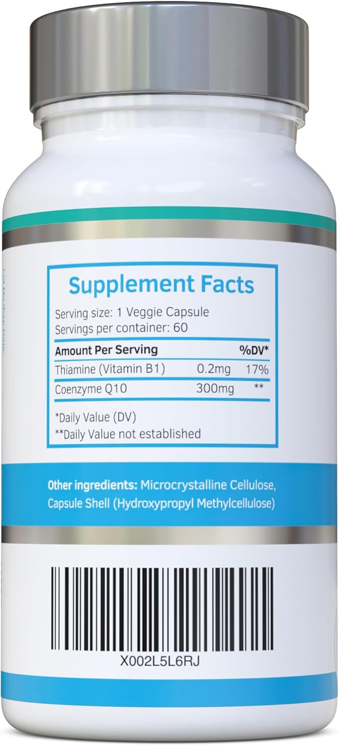 300mg CoQ10 Capsules - Swiss Bioenergetics Superior Fermented Trans Formulation
