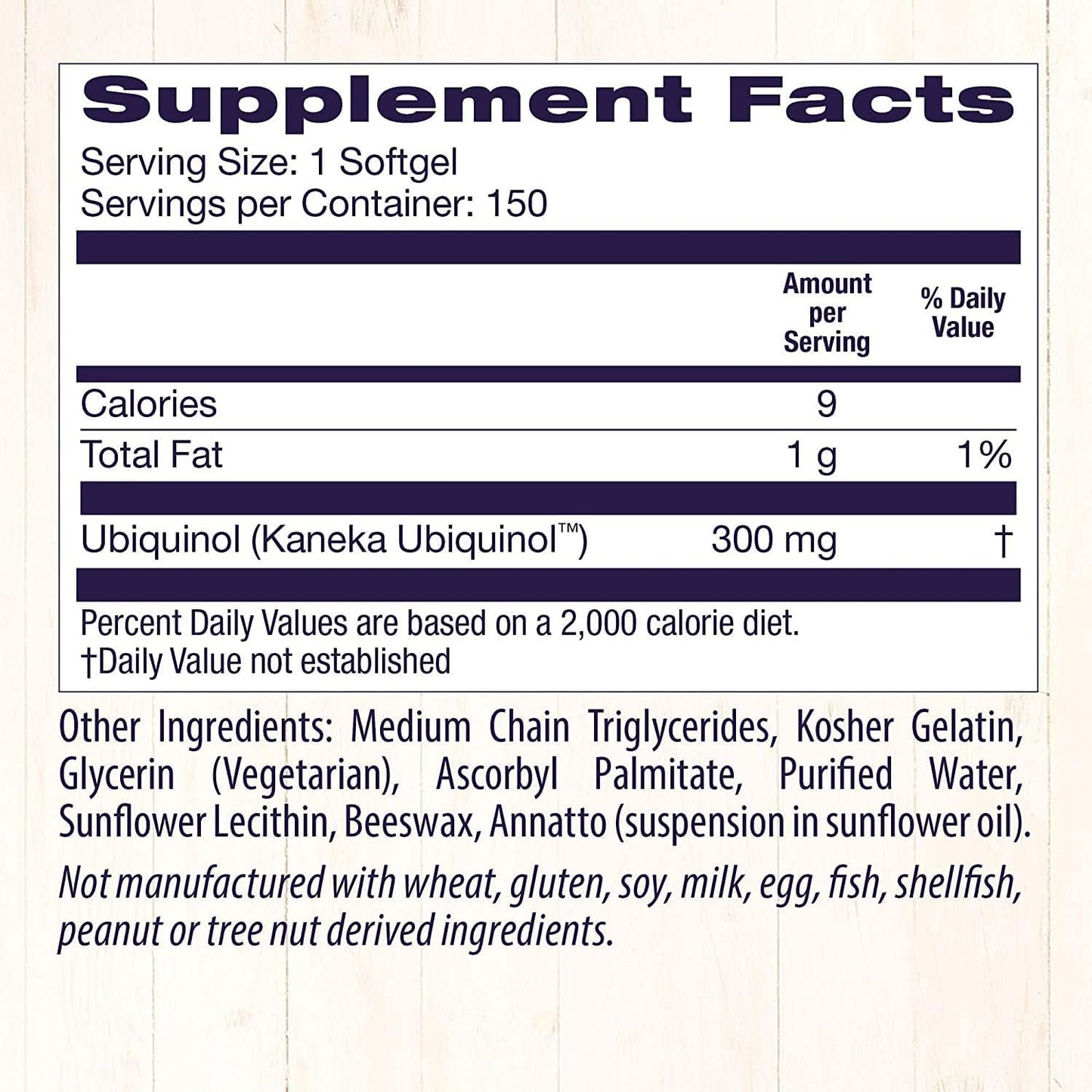 300mg Healthy Origins Ubiquinol Softgels - Heart Health & Antioxidant Support - Kaneka Ubiquinol Supplement - Gluten-Free & Non-GMO - 150 Capsules