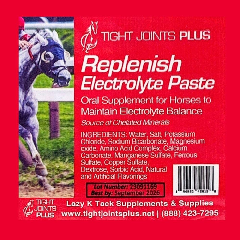 30cc Tight Joints Plus Electrolyte Paste for Horses - Replenish and Support Joint Health