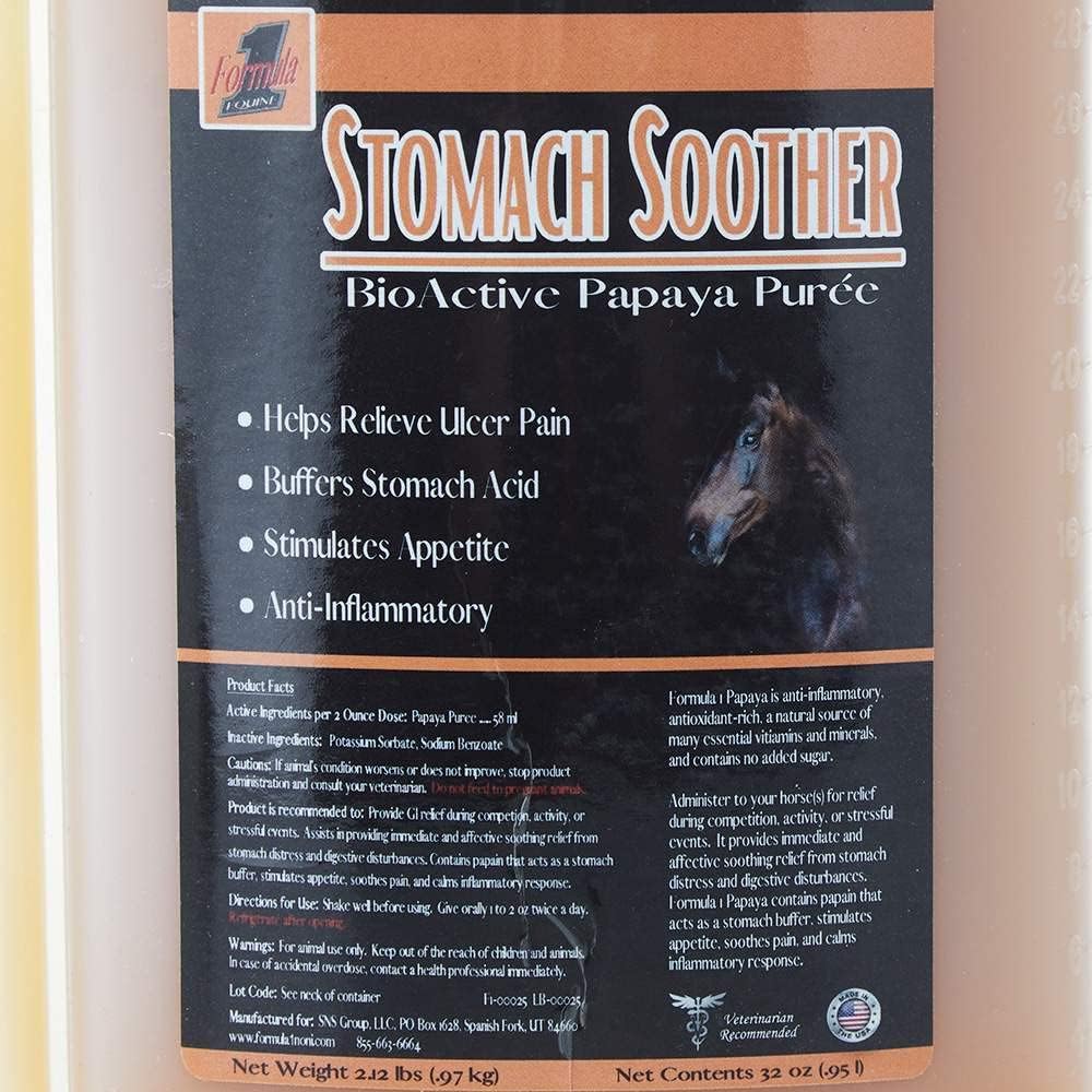32 oz Formula 1 Noni and Papaya Stomach Soother - Natural Digestive Aid