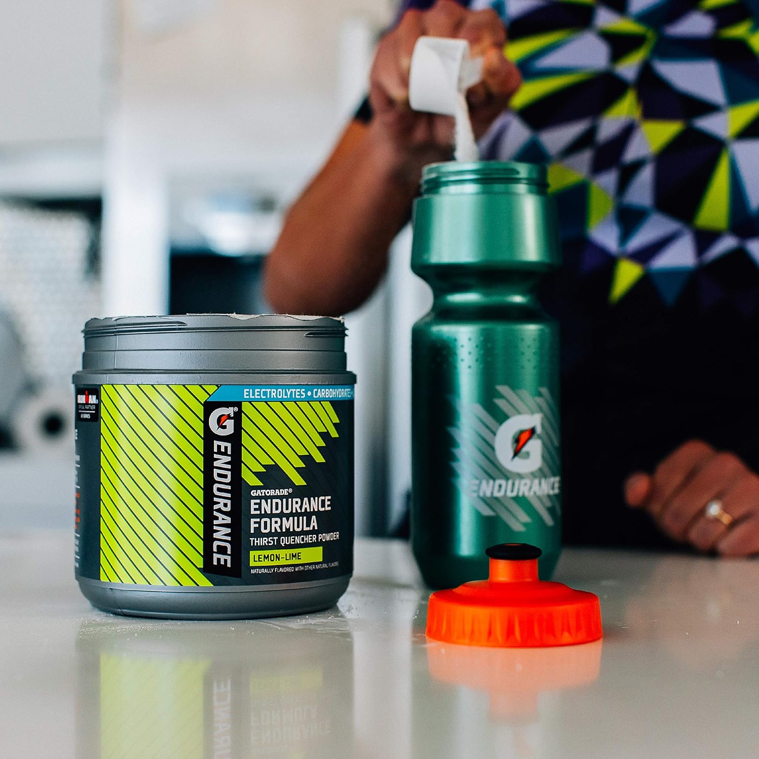 32 oz Gatorade Endurance Formula Powder, Lemon Lime - Hydration Drink Mix for Endurance Athletes - Single Pack