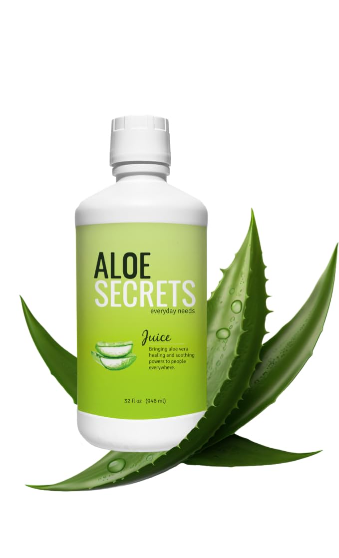 32oz Unflavored Aloe Vera Juice - Enhance Digestion, Nourish Skin, Hydrate - Includes E-Book - Revitalize Your Wellness
