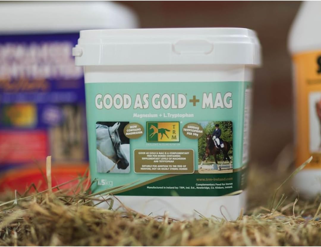 3.3 LB TRM Equine Supplement with Gold + Magnesium for Optimal Horse Health