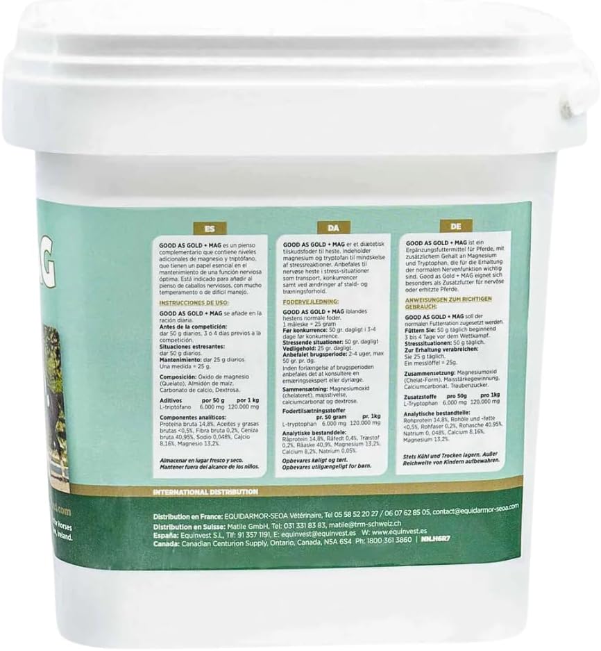 3.3 LB TRM Equine Supplement with Gold + Magnesium for Optimal Horse Health