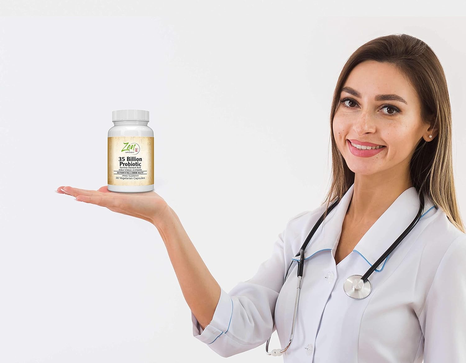 35 Billion Probiotic CFU with 8 Strains - Sustained Release Technology, Shelf Stable, Supports Digestive Health