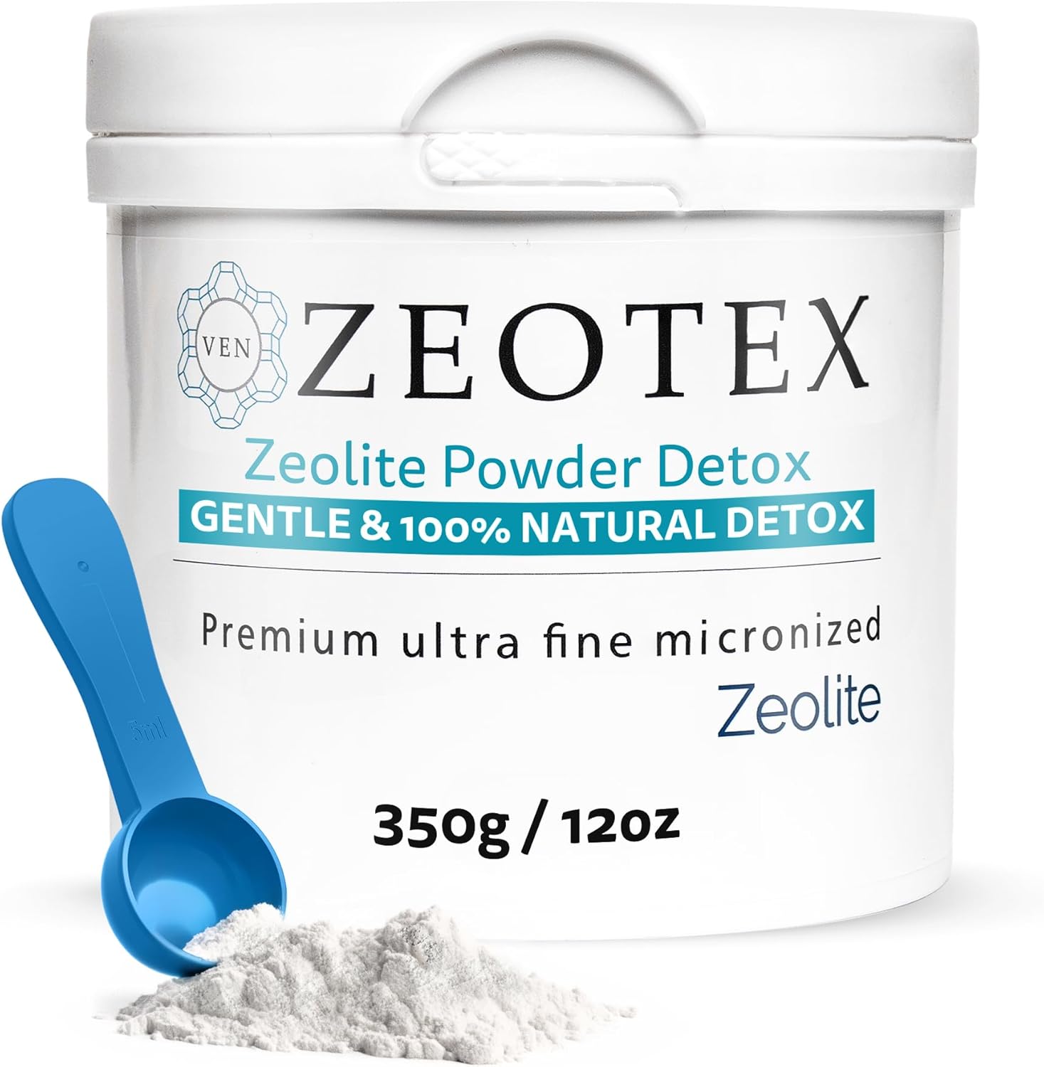 350g Nano Zeolite Powder for Full Body Detox Cleanse & Toxin Removal