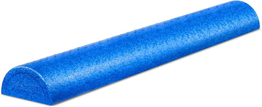 36-Inch High-Density Blue Half-Round EPP Foam Roller by Yes4All