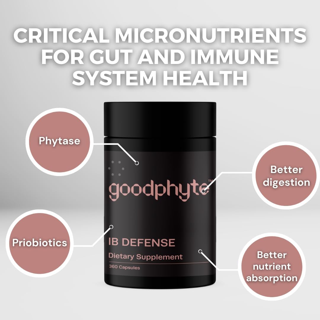 360 Count Goodphyte Premium Digestive Enzyme for IBS, Constipation, Bloating, Gas, Indigestion - Absorb Micronutrients & Feel Relief