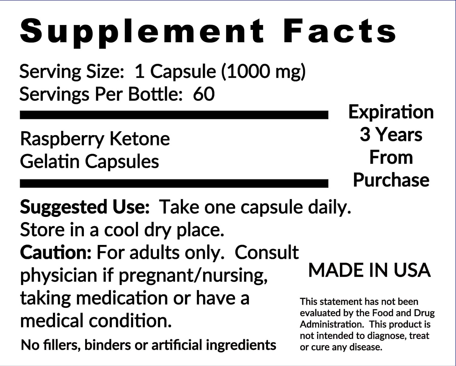 360 Heaven's Gate Raspberry Ketone Capsules - 1000 mg All-Natural Supplement for Active Lifestyle - Vegan, GMO-Free, Gluten-Free - 1 Year Supply