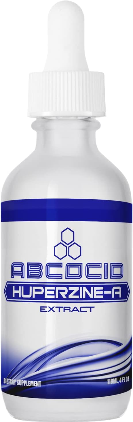 360 mcg Huperzine-A Liquid Supplement - 4 Oz, 240 Servings - Made in USA - Quick Absorption - Potent Ingredients - Third-Party Tested - GMP Certified - Cruelty-Free