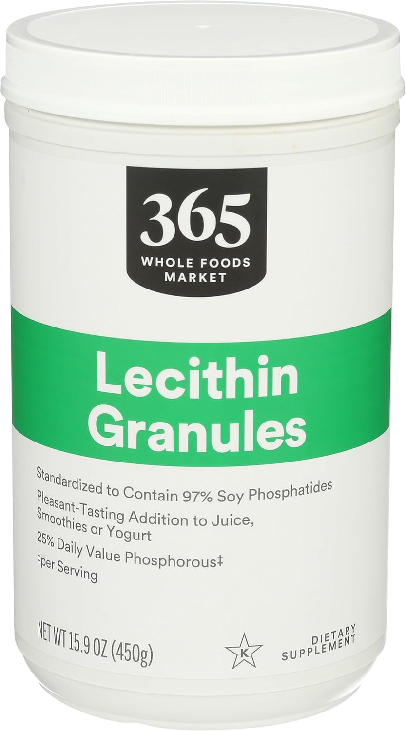 365 by Whole Foods Market Lecithin Granules 15.9 oz - Natural Source of Choline for Health & Wellness