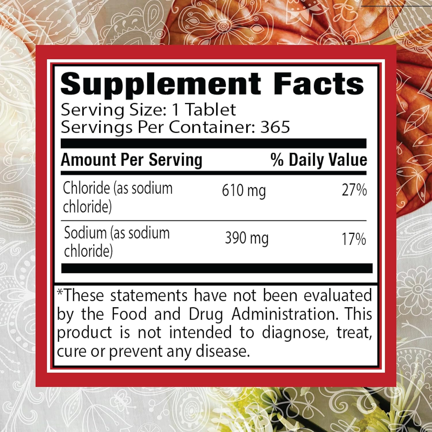 365 Newvue Sodium Chloride 1000mg Tablets - Non-GMO & Gluten Free Salt Tablets for Electrolyte Replacement and Hydration
